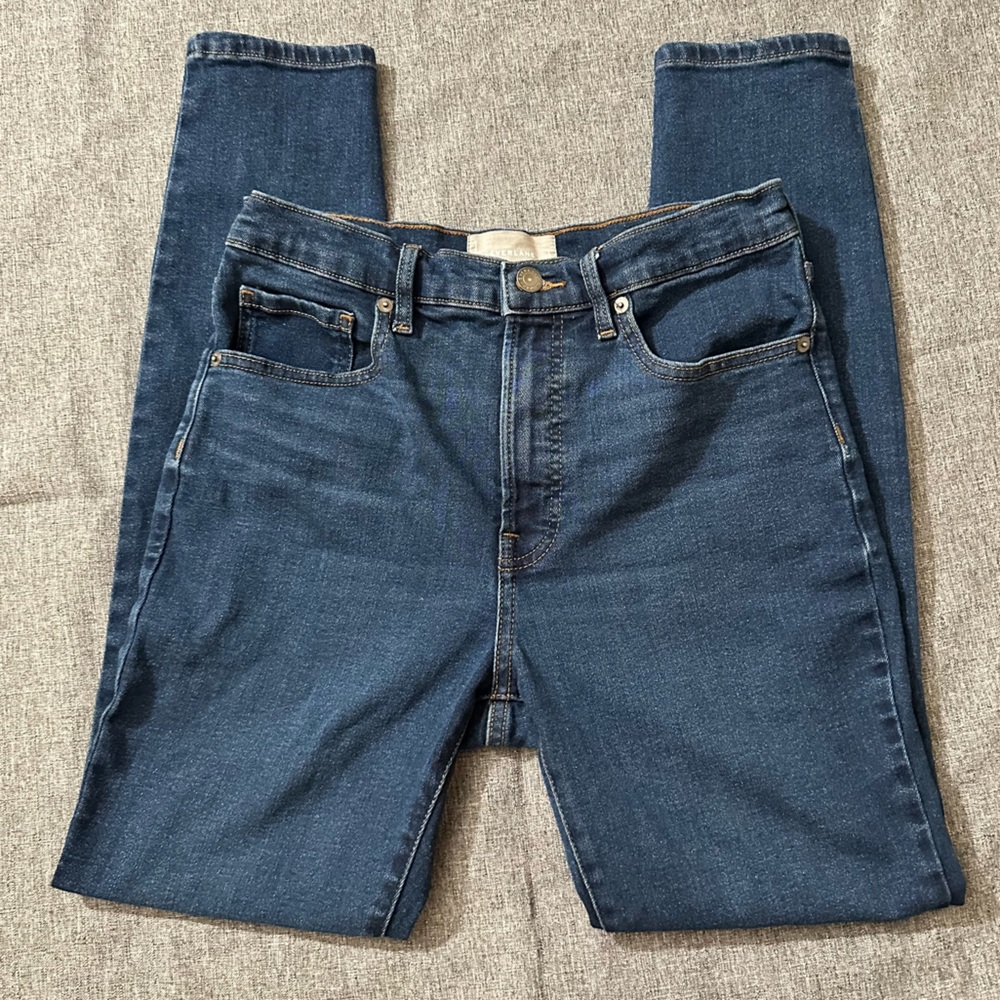 Everlane The Authentic Stretch High Rise Skinny Jean EUC